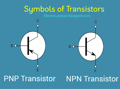 Symbols of NPN and PNP Transistors 